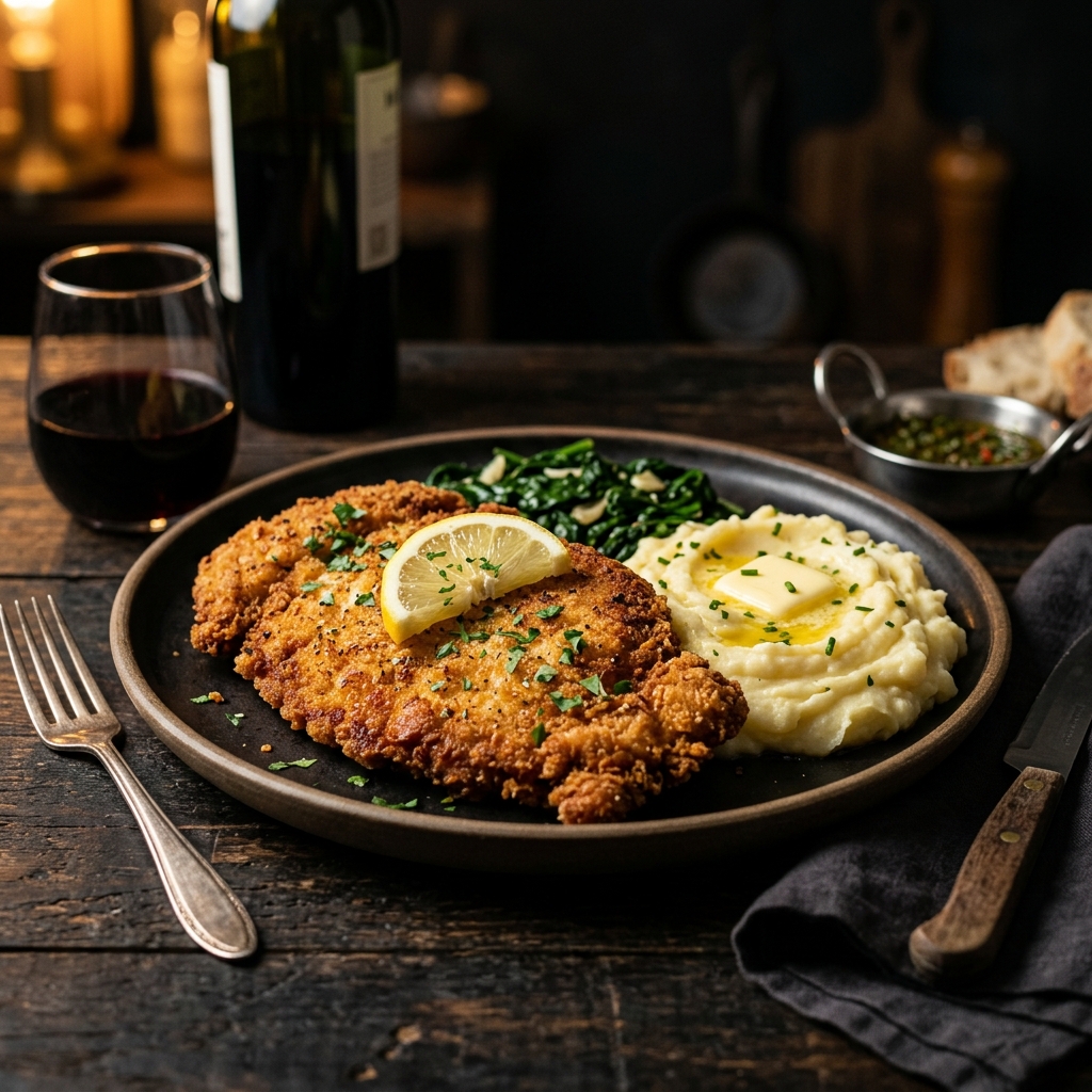 Suprema de Pollo con Puré